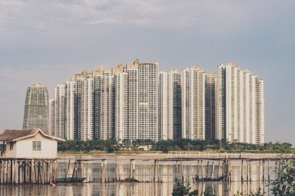 Modern buildings along waterfront - Property Law Malaysia